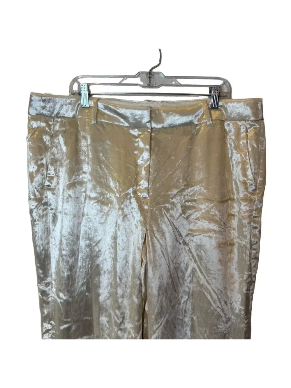 J CREW ‘Carolina Drapey Velvet’ Wide Leg Pants